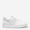 Boys New Balance Sneakers | Kids 550 Lace Up Logo Trainers In White