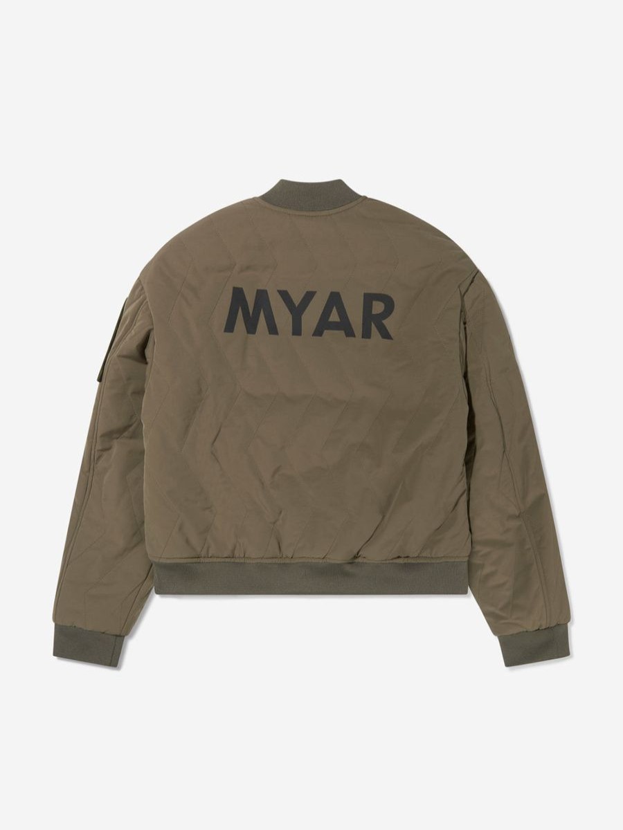 Girls Myar Coats & Jackets | Myar - Kids Logo Bomber Jacket | Childsplay Clothing