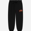 Boys MSGM Sweatpants | Boys Logo Joggers In Black