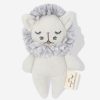 Baby Konges Slojd Toys | Baby Mini Lion Soft Toy In Grey