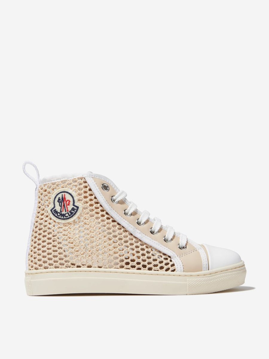 Boys Moncler Enfant Sneakers | Unisex Leather Anyse Ii High Top Trainers