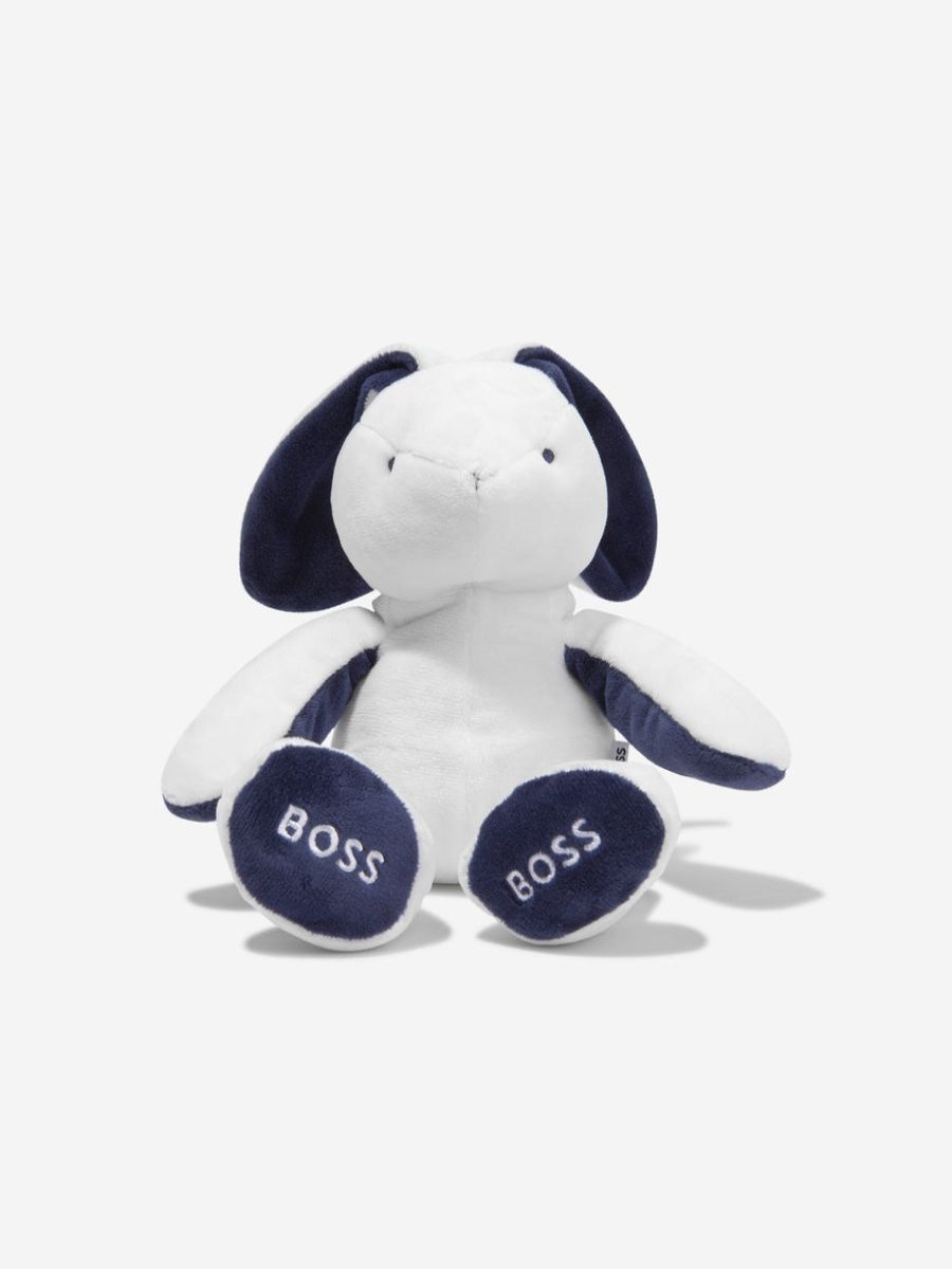 Baby BOSS Toys | Baby Bunny Soft Toy In White