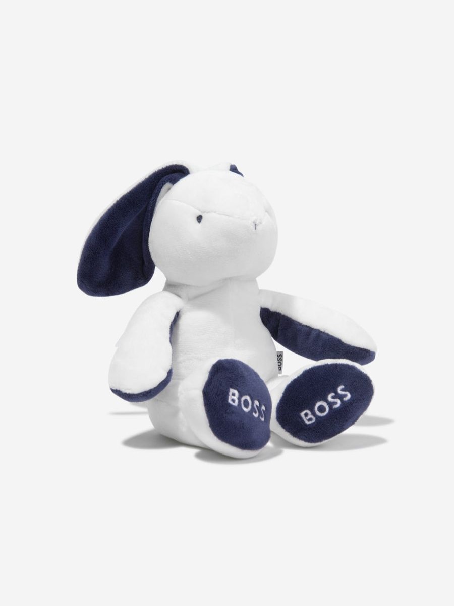 Baby BOSS Toys | Baby Bunny Soft Toy In White