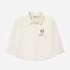 Boys Mini Rodini Shirts | Boys Chef Panda Woven Shirt In White