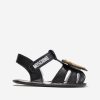 Baby Moschino Kids Shoes | Baby Teddy Bear Sandals In Black