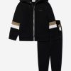 Teen BOSS Tracksuits | Boys Logo Tracksuit In Black