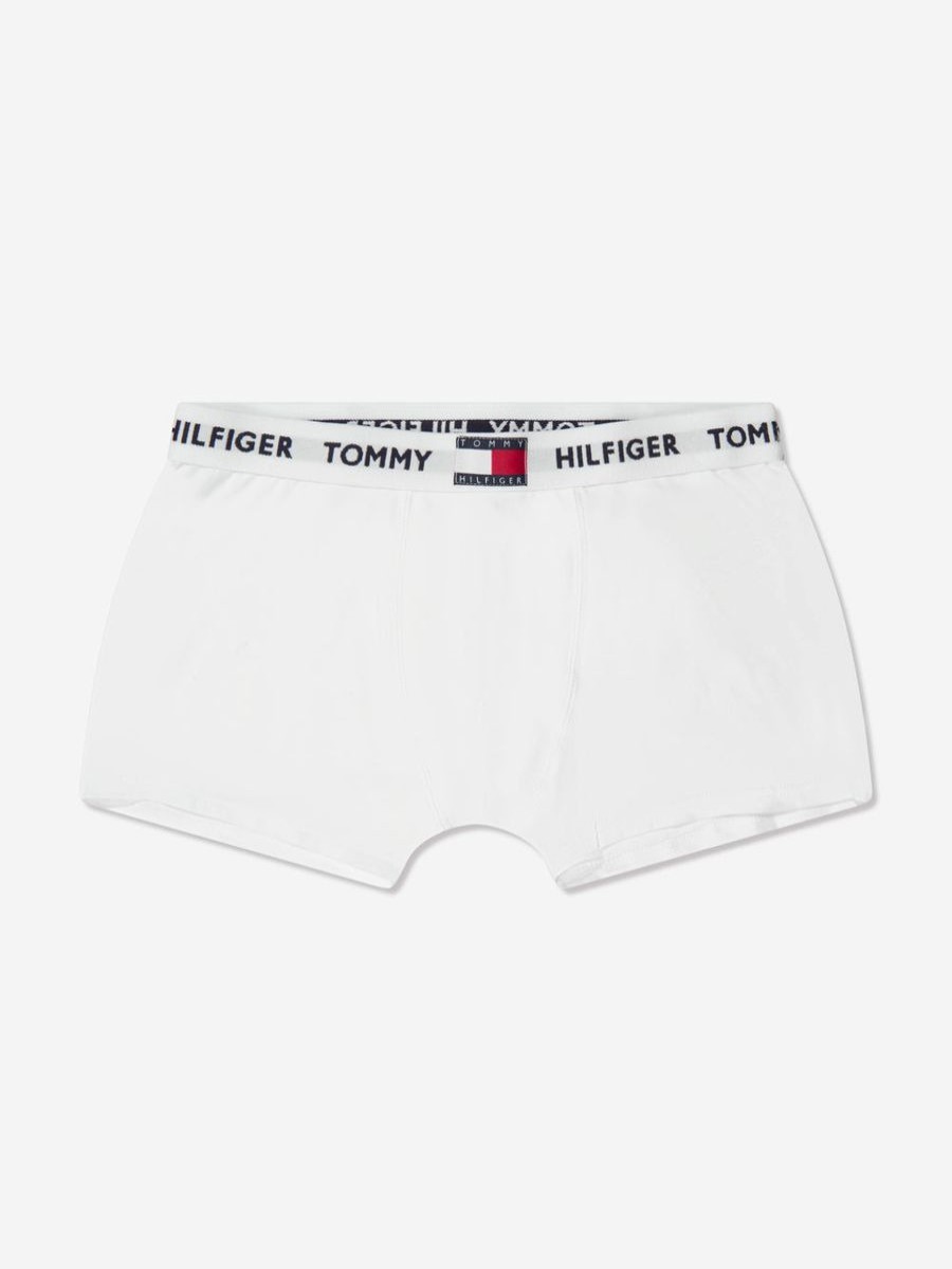 Boys Tommy Hilfiger Underwear | Boys Boxer Shorts Set (2 Pack) In White