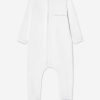 Boys Magnolia Baby Babygrows & Rompers | Baby Boys Little Brother Babygrow In White