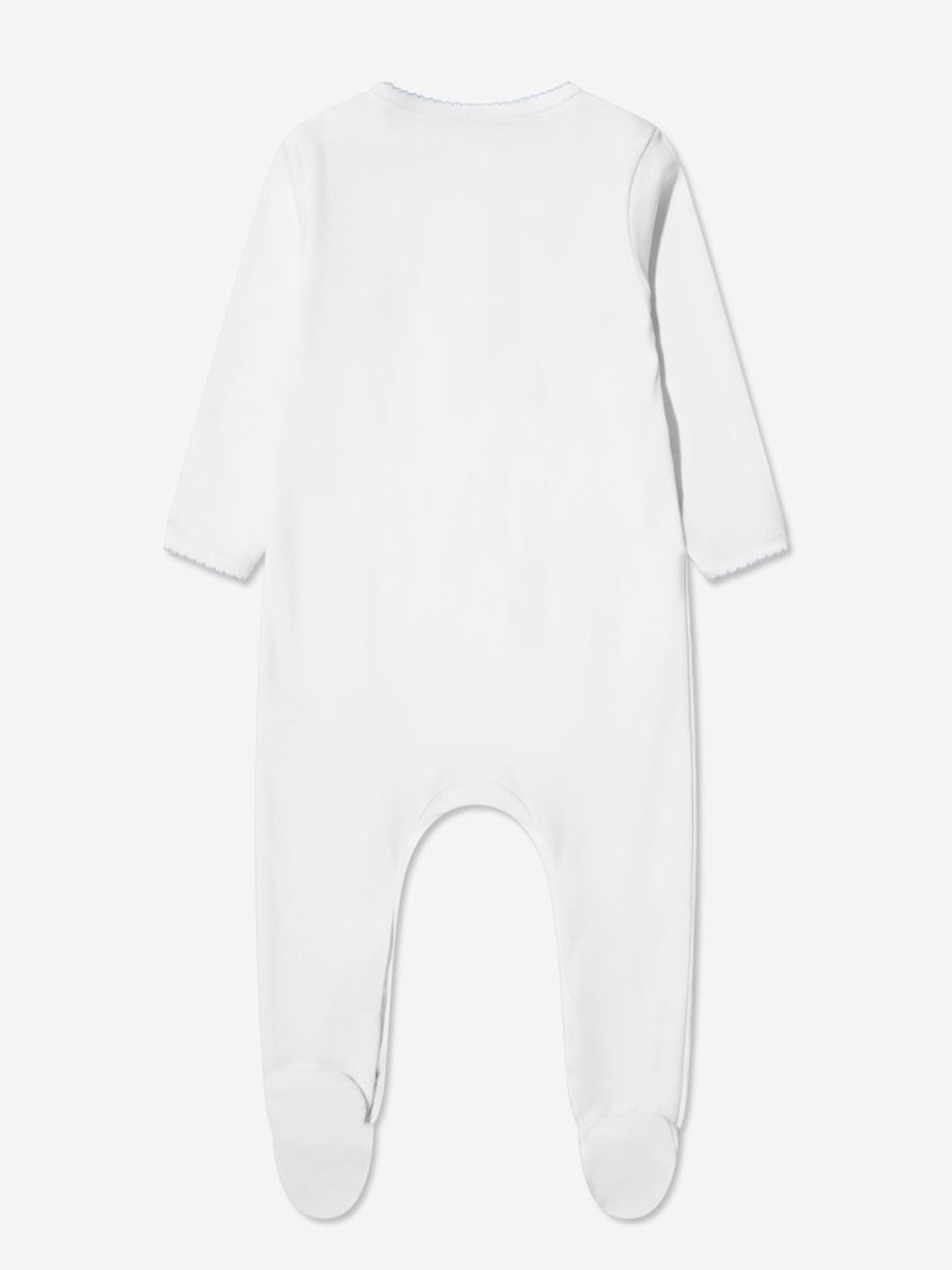 Boys Magnolia Baby Babygrows & Rompers | Baby Boys Little Brother Babygrow In White