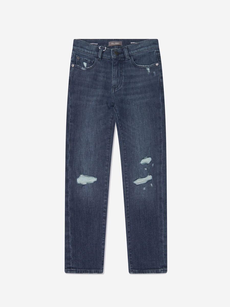 Boys DL1961 Jeans | Boys Brady Distressed Slim Jeans In Blue