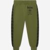 Boys Moschino Kids Sweatpants | Boys Milano Logo Joggers In Green