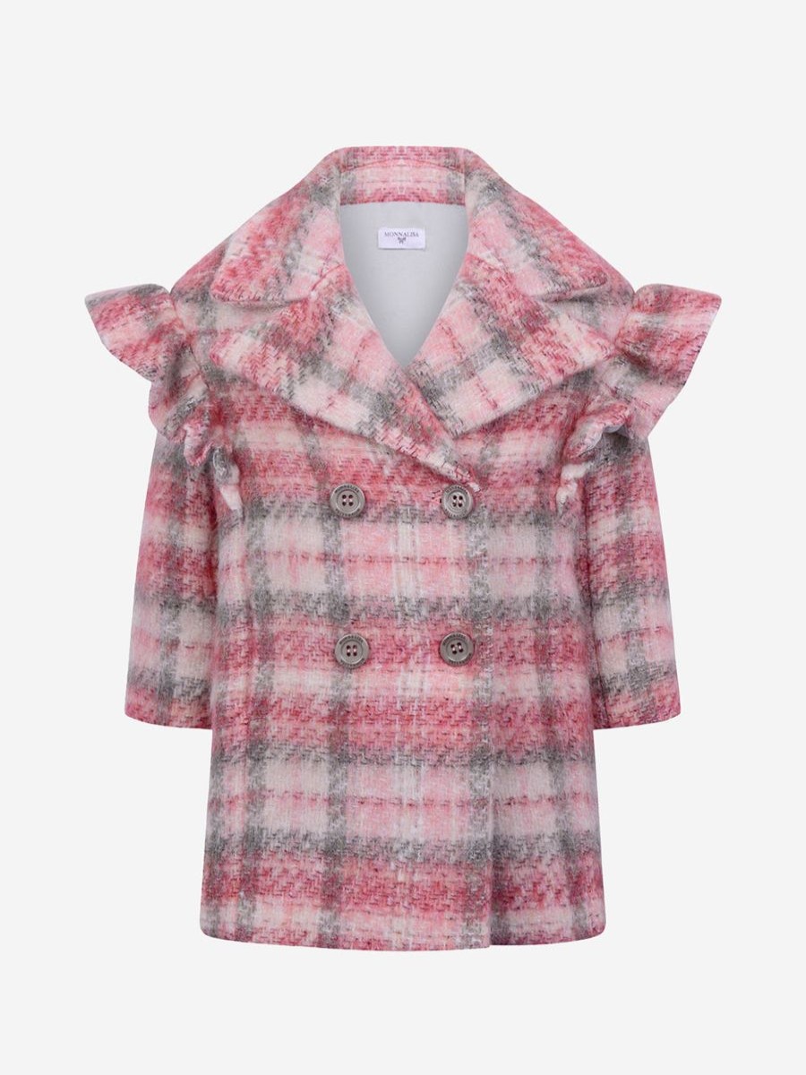 Girls Monnalisa Coats & Jackets | Monnalisa Girls Woollen Coat