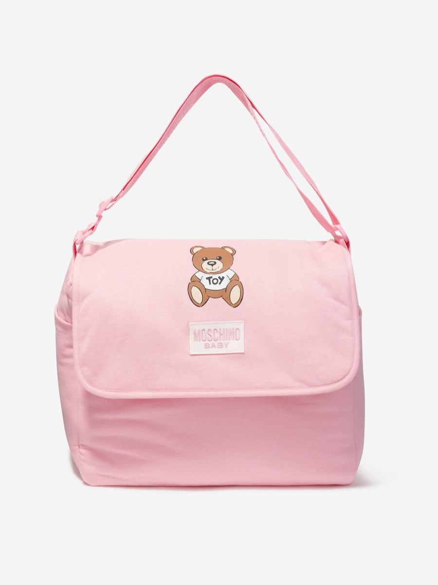 Girls Moschino Kids Bags & Backpacks | Baby Girls Teddy Bear Changing Bag In Pink