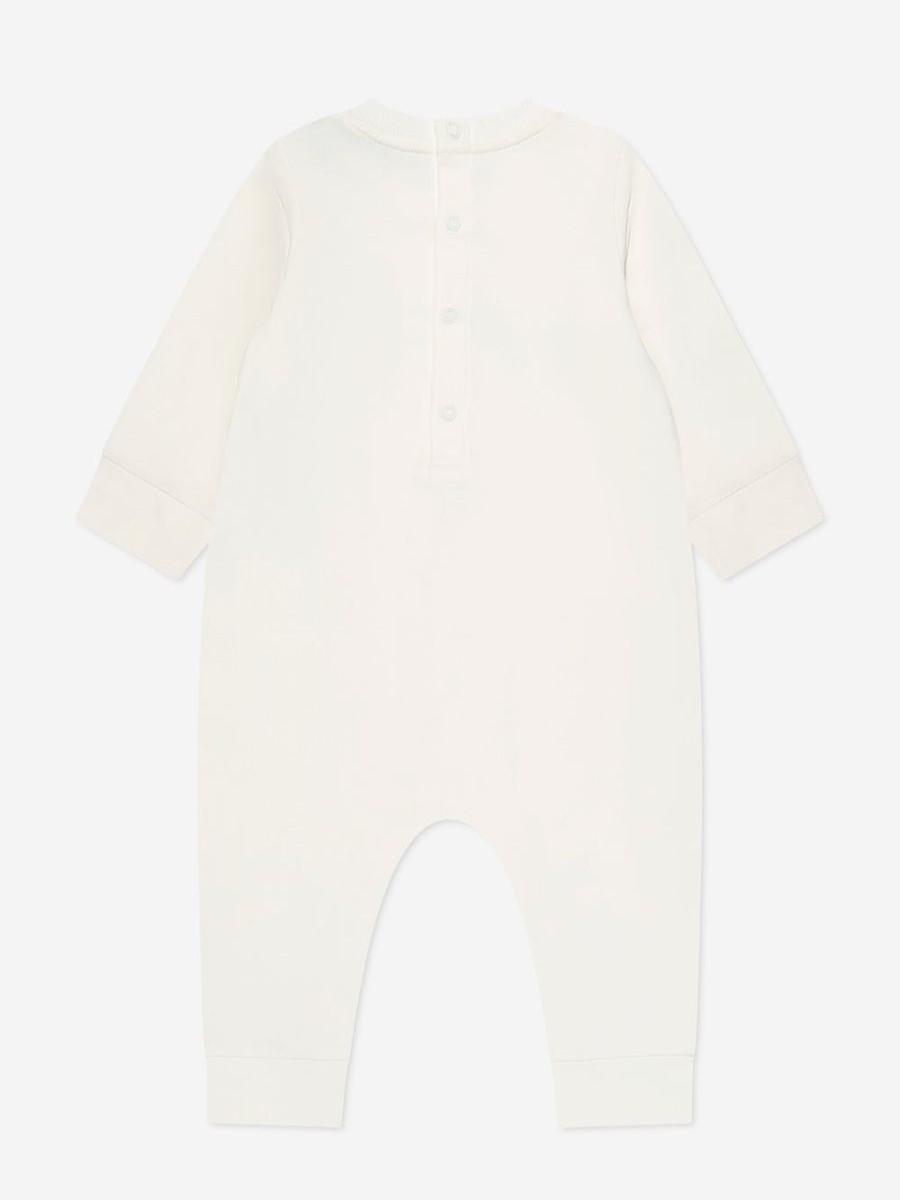 Boys Moncler Enfant Babygrows & Rompers | Baby Logo Romper In White