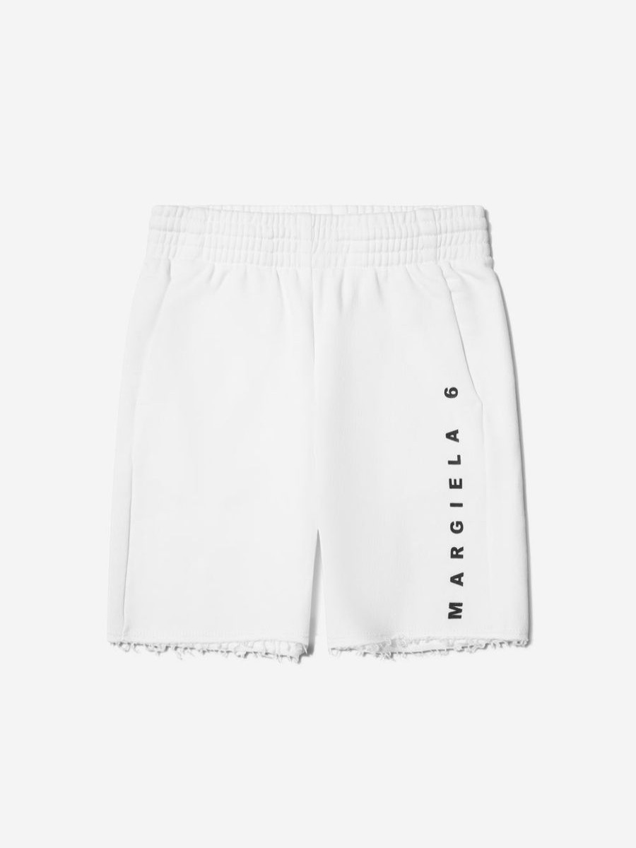 Boys MM6 Maison Margiela Shorts | Kids Logo Shorts In White