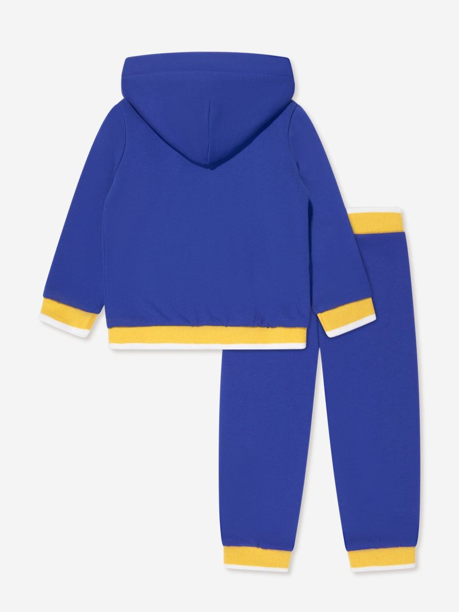 Boys Moschino Kids Tracksuits | Baby Boys Teddy Logo Tracksuit In Blue