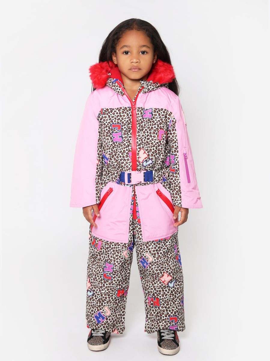 Girls MARC JACOBS Coats & Jackets | Marc Jacobs - Girls Cheetah Print Snowsuit | Childsplay Clothing