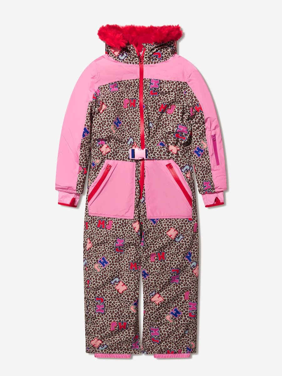 Girls MARC JACOBS Coats & Jackets | Marc Jacobs - Girls Cheetah Print Snowsuit | Childsplay Clothing