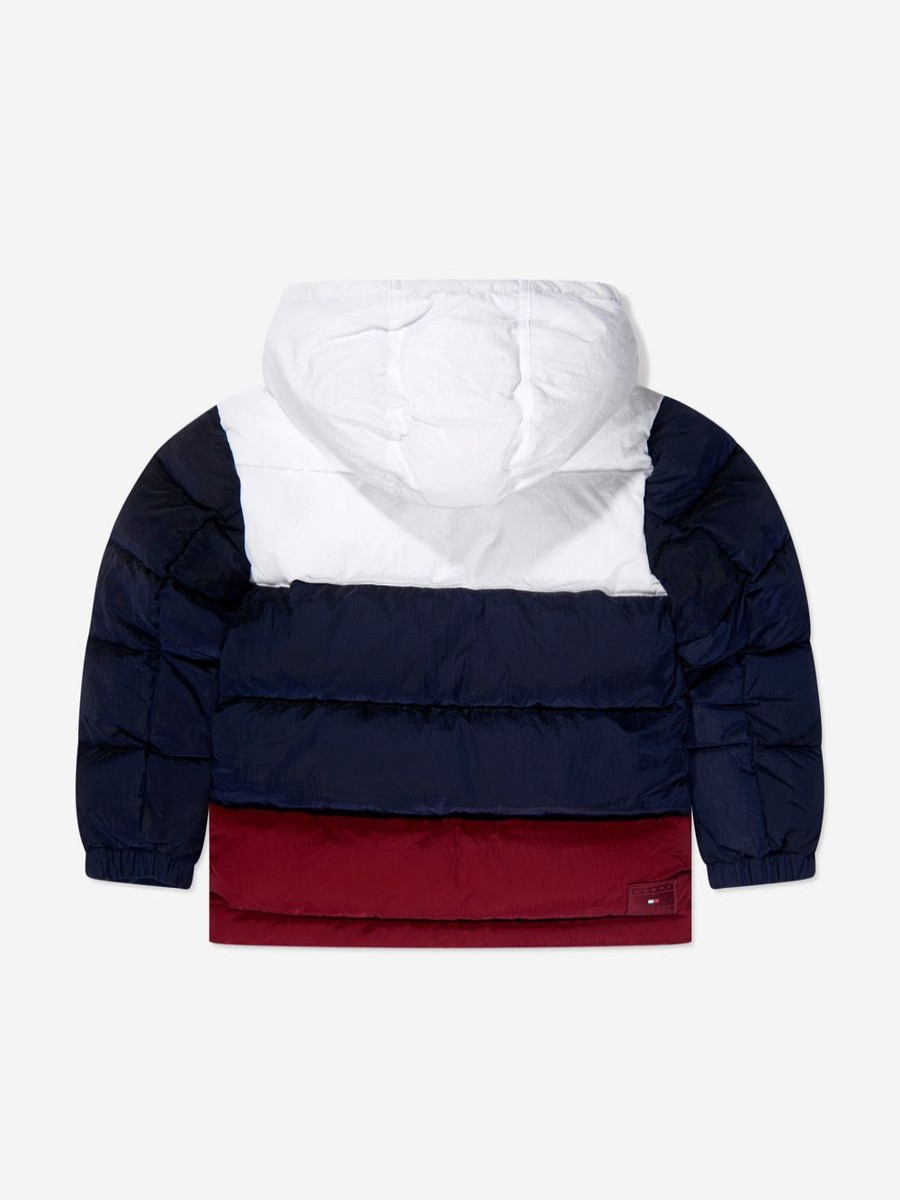 Boys Tommy Hilfiger Coats & Jackets | Boys Alaska Colourblock Puffer Jacket In Navy