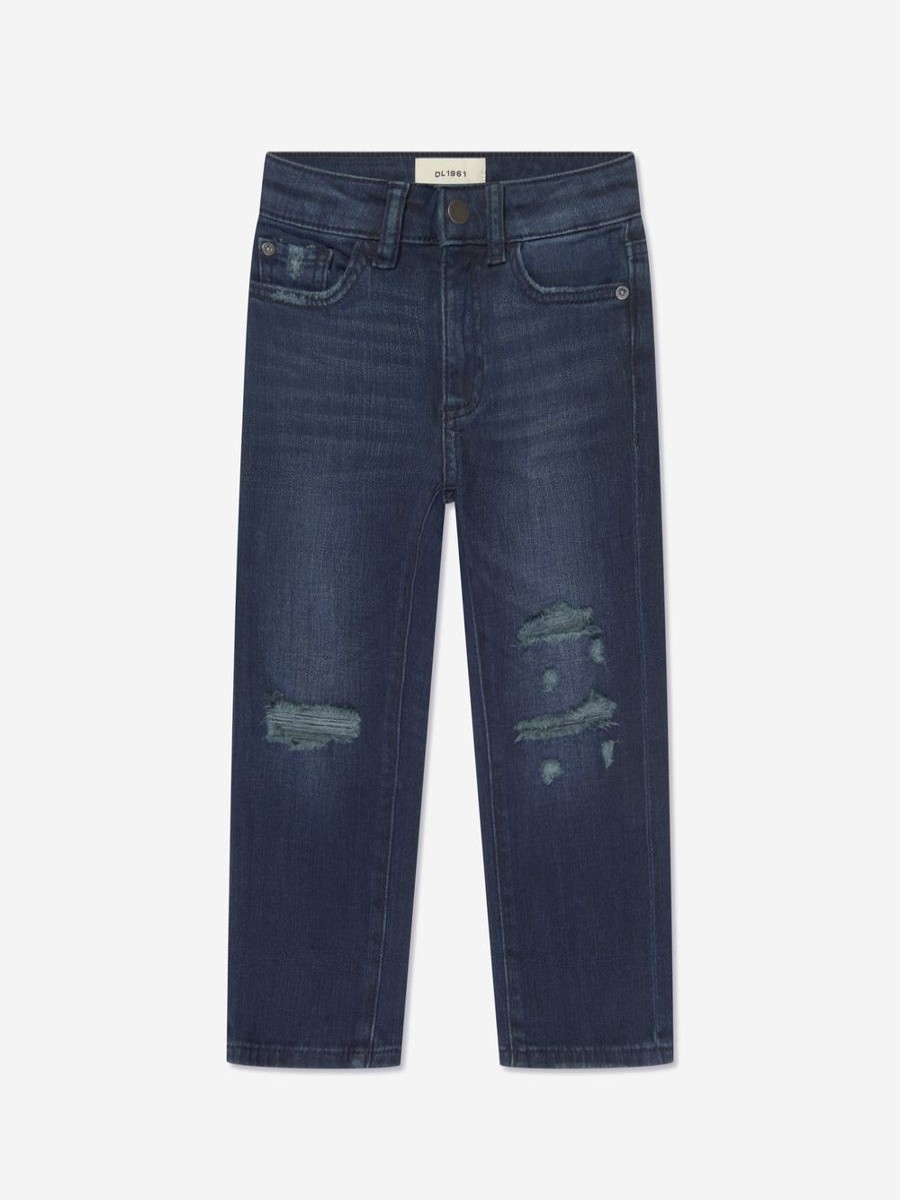 Boys DL1961 Jeans | Boys Brady Distressed Slim Jeans In Blue