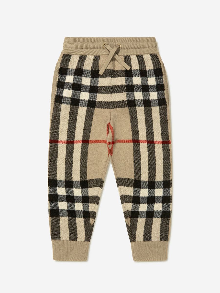 Boys Burberry Kids Sweatpants | Burberry Kids - Boys Wool And Cashmere Gerard Joggers | Childsplay Clothing