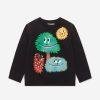 Boys Stella McCartney Kids Sweatshirts & Hoodies | Boys Monster Sweatshirt In Black