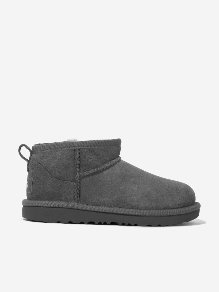 Boys UGG Boots | Kids Classic Ultra Mini Boots In Grey