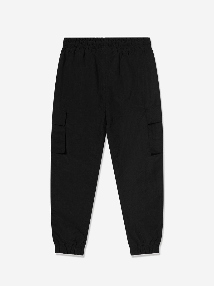 Boys MSGM Trousers | Boys Cargo Pants In Black