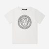 Boys Versace T-Shirts & Tops | Boys Medusa Logo T-Shirt In White