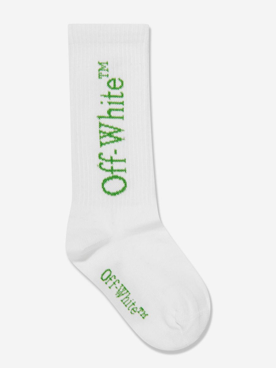 Boys Off-White Socks | Kids Arrow Socks In White