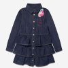 Girls Guess Dresses | Girls Denim Dress In Blue