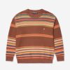 Boys Acne Studios Jumpers & Cardigans | Kids Striped Jumper In Brown