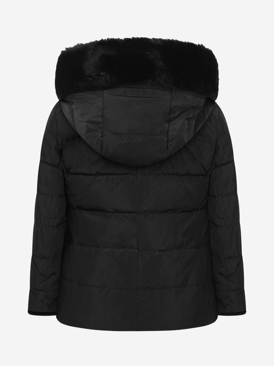 Girls Monnalisa Coats & Jackets | Down Padded Coat With Belt