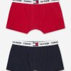 Boys Tommy Hilfiger Underwear | Boys Boxer Shorts Set (2 Pack) In Red