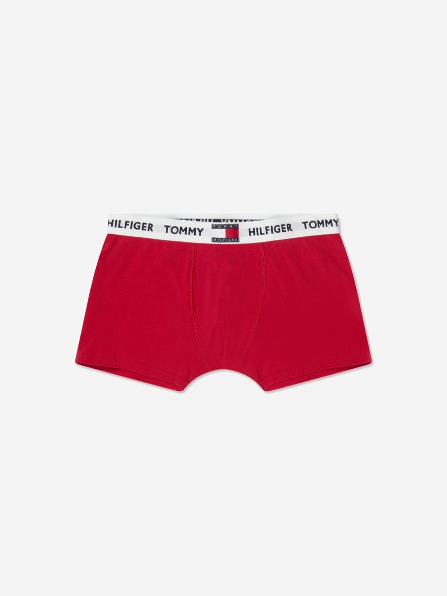 Boys Tommy Hilfiger Underwear | Boys Boxer Shorts Set (2 Pack) In Red