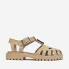 Boys Burberry Kids Sneakers | Kids Rubber Sandals In Archive Beige