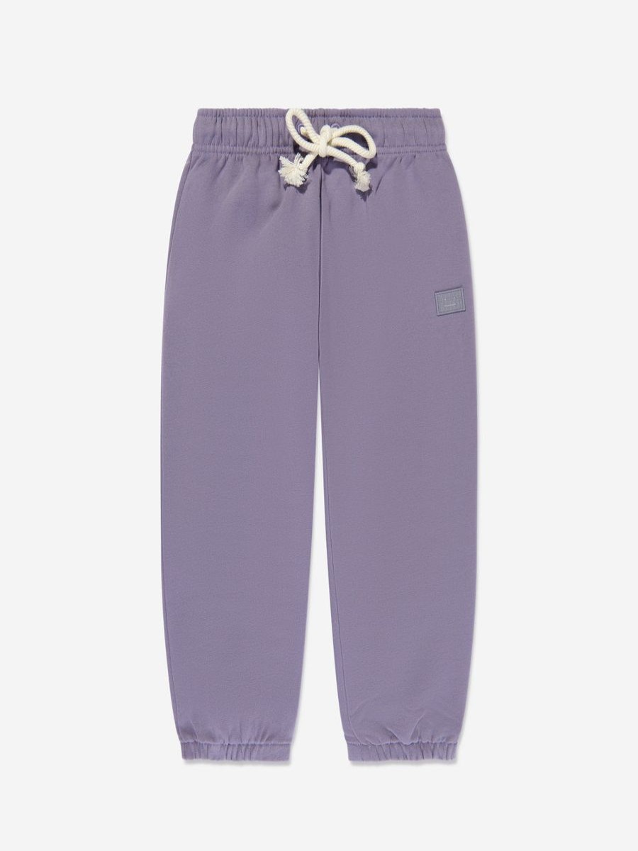 Boys Acne Studios Sweatpants | Kids Mini Frack X Face Joggers In Purple