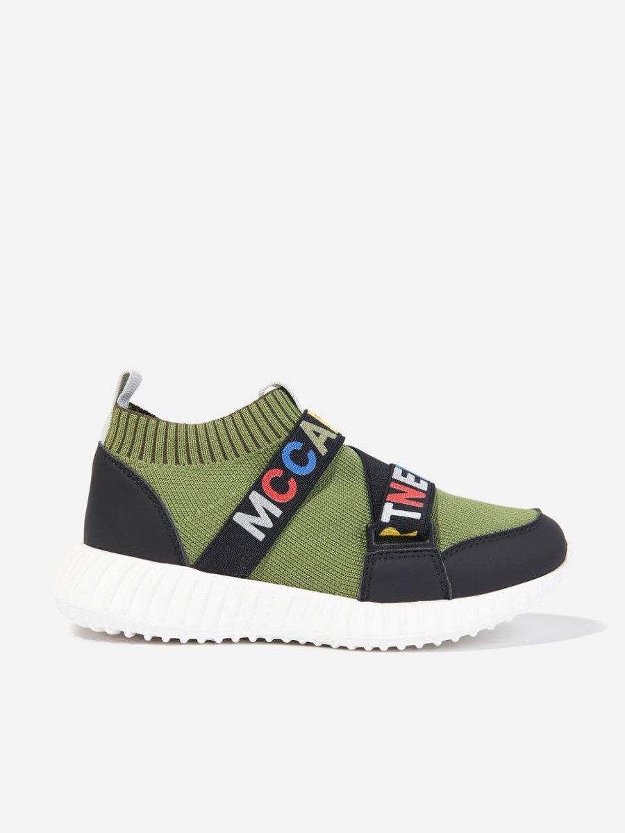 Boys Stella McCartney Kids Sneakers | Kids Sock Trainers In Green