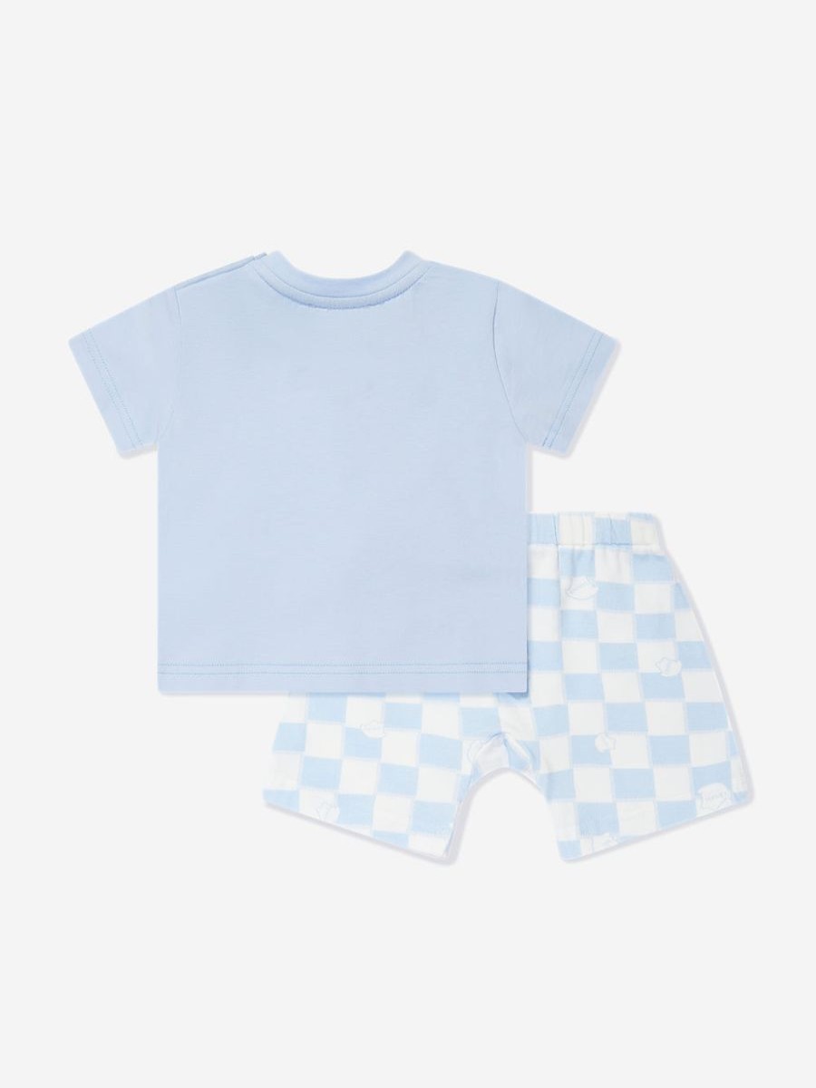 Boys Versace Shorts | Baby Boys T-Shirt And Shorts Set In Blue