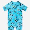 Baby Molo Swimwear | Baby Boys Neka All In One Swimsuit In Blue