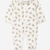 Boys Rachel Riley Babygrows & Rompers | Baby Fawn Babygrow In White