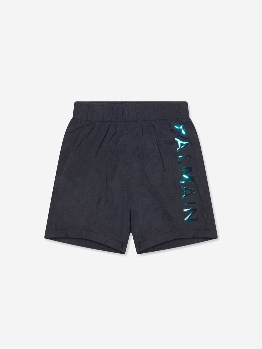 Boys Balmain Swimwear | Boys Logo Swim Shorts In Black