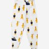 Boys Mini Rodini Sweatpants | Kids Teddy Bear Joggers In White