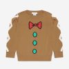 Boys Stella McCartney Kids Jumpers & Cardigans | Boys Knitted Jumper In Brown