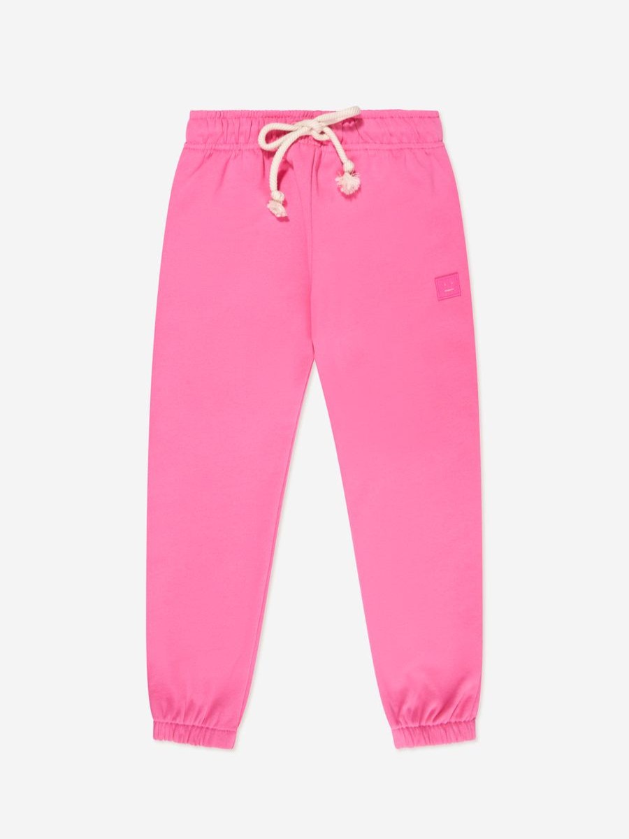 Boys Acne Studios Sweatpants | Kids Mini Frack X Face Joggers In Pink