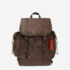 Boys Sprayground Bags & Backpacks | Kids Money Check Monte Carlo Backpack In Brown