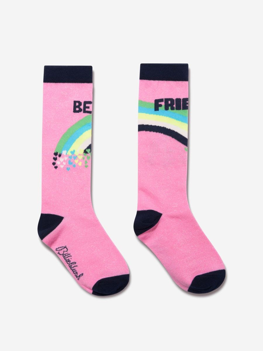 Girls Billieblush Socks & Tights | Girls Best Friend Socks In Pink