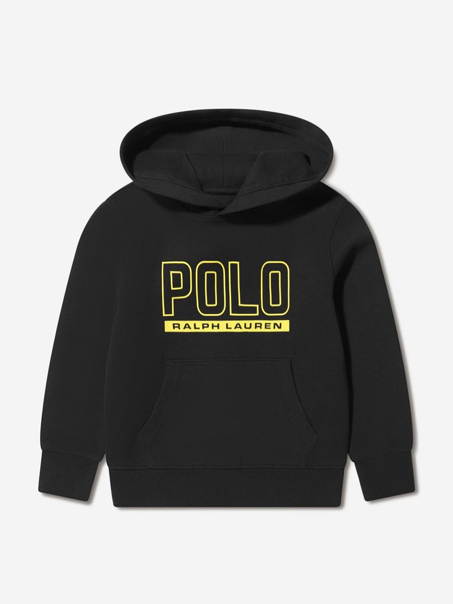 Boys Ralph Lauren Kids Sweatshirts & Hoodies | Boys Polo Logo Hoodie In Black