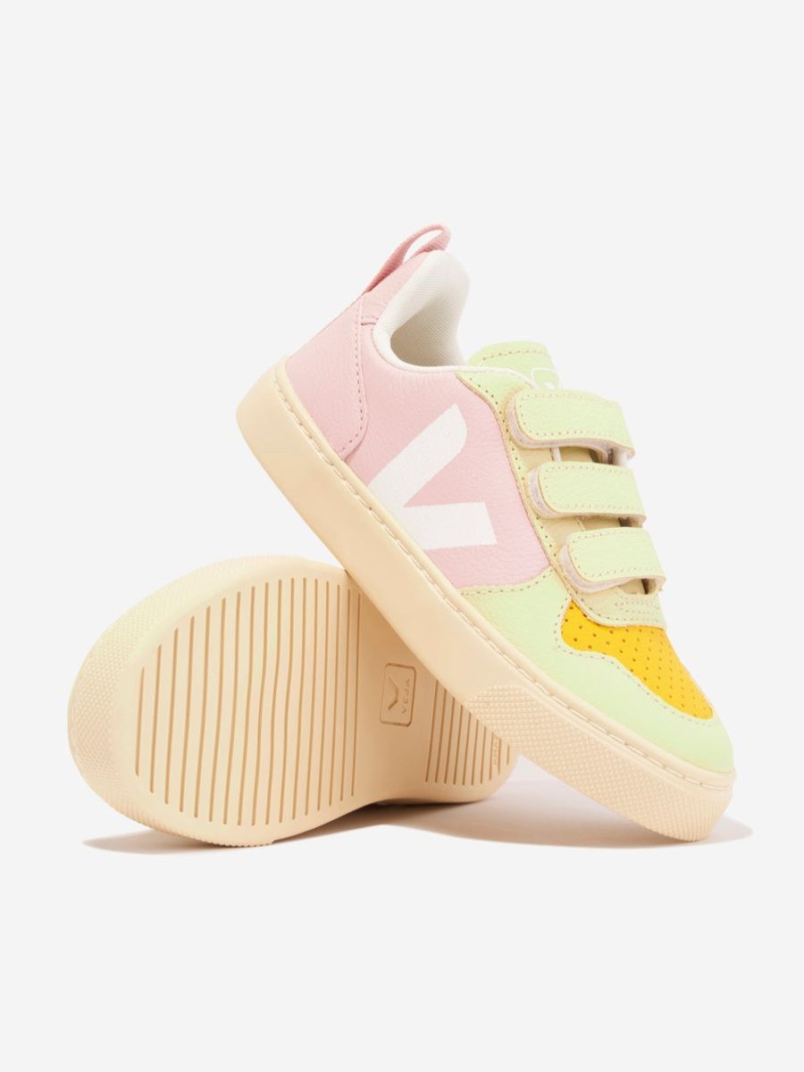 Teen Veja Footwear | Girls Small V-10 Animal Observatory Trainers In Pink