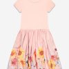 Teen Molo Underwear | Girls Retro Stripe Dress In Pink